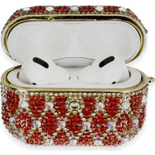 Öz Teknoloji Oztek  Airpods Pro 2 (2.nesil) Klor Taşlı Kılıf - Desen 1 525419