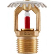 Duyar 1/2" 68 C Yangın Springi Uprıght DX-9323 Pirinç