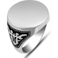 Gumush Gümüş Kişiye Özel Yuvarlak Erkek Yüzük