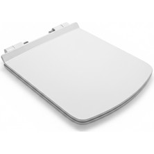 Ideal Standard Strada Z297702  Yavaş Kapanan Klozet Kapağı, Beyaz, Slim-Thin, Metal Menteşeli