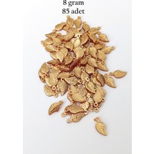 Beta Moda Hub Oya Abiye Bileklik Kolye Pleksi Metalik Plastik Pul Altın Renk 8 Gram 85 Adet - BNC486