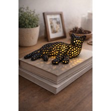 PremiumPort Leopar Desenli LED Işıklı Dekoratif Lamba, Ortam ve Gece Aydınlatması