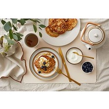 Gastro Tabak, Tatlı Tabağı/pasta Tabağı, Seramikten, Çap 17 Cm, Krem/krem