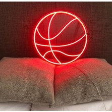 PremiumPort Neon LED Işıklı Basketbol Topu, Eğlenceli ve Şık Tasarım
