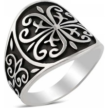 Gumush ​gümüş Türk Motifi Erkek Yüzük