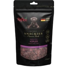 Üreticiniz Reflex Snackies Natural Kuzu Etli Küp Tahılsız Köpek Ödül Maması 1 Adet 170 gr 48