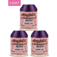 Beta Moda Hub 3 Adet Altınbaşak Oya ve Dantel Ipi 20 gr - Royaleks - No: 352