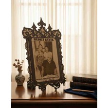 Lazerus Cnc Markalama Kişiye Özel Büyük Boy Ahşap Hatıra Panosu – Fotoğraflı Lazer Kesim Çerçeve 100X50