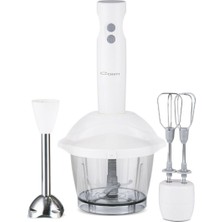 Özbience 3’lü Çok Fonksiyonlu Blender Seti, Krem Renk, Çok Amaçlı Kullanım