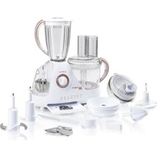 Arnica Güçlü 800W Mutfak Robotu, Çok Fonksiyonlu ve Şık Tasarım