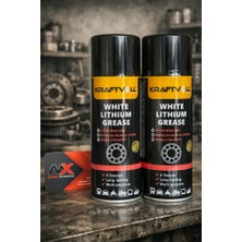 Motorx Beyaz Lityum Gres Sprey White Lithium Grease 2li Takım 4 Mevsim Profesyonel Koruma