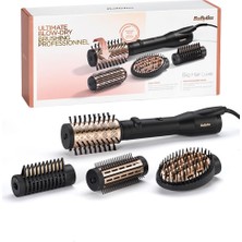BaByliss Big Hair Luxe 650W 4 Başlıklı İyon Etkili Döner Başlıklı Hava Üflemeli Saç Şekillendirici Set AS970E