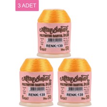 Beta Moda Hub 3 Adet Altınbaşak Oya ve Dantel Ipi 20 gr - Royaleks - No: 139