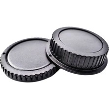 Andoer Canon Ef Mount Için Body ve Lens Arka Kapağı