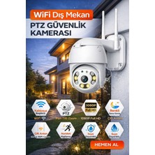 Fırsat Yolu Wifi Dış Mekan Ptz Güvenlik Kamerası 1080P – Çift Antenli, Renkli Gece Görüşlü