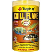 Üreticiniz Tropical Krill Flakes Tropikal Balıklar Için Krill Içerikli Pul Balık Yemi 100 ml 2