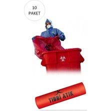 Beta Moda Hub Orta Boy 55 x 60 cm 300 gr 10 Lu Rulo x 10 Paket = 100 Adet (Kırmızı-Siyah Baskılı)
