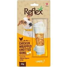 Üreticiniz Reflex Tavuk Etli Düğümlü Çiğneme Kemiği Köpek Ödülü 1 Adet 40 gr 481348