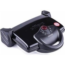 Stilevs Izgaralı Tost Makinesi Siyah, Pratik ve Lezzetli Tostlar Için