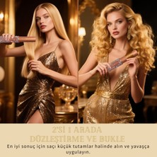 Allians Kablosuz Titanyum Saç Düzleştirici ve Bukle Yapıcı, 3 Isı Ayarı, 5000 Mah