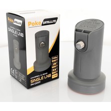 Poke Tek Çıkışlı Lnb Ultra Görüntü 0.1db 5g 3D 4-8k