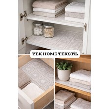 Yek Home Tekstil 50CM/1-3-5-10-15MT Dantel Pvc Silinebilir Raf Örtü,kaymaz Tabanlı,buzdolabı,ayakkabılık,çekmeçe Örtüsü