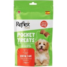 Üreticiniz Reflex Plus Pocket Treats Ağız ve Diş Sağlığı Için Köpek Ödül Maması 70 gr 1