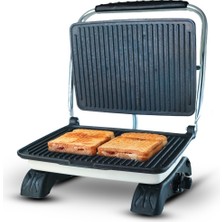 Özbience Organik 100% Demir Döküm Tost Makinesi, Temizleme Fırçası Hediye