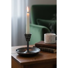 Turna Bakır Metal Vintage Mumluk & El Şamdanı Gümüş TURNA2623-8