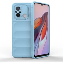 TE Dükkan Buğz Xiaomi Redmi 12C Kılıf Optimum Silikon - Sky Blue