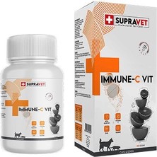 Üreticiniz Supravet Immune C-Vit Bağışıklık Güçlendirici Köpek Vitamini Tablet 75 Adet 4813