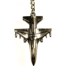 Moncuk Design Savaş Uçağı Metal Anahtarlık