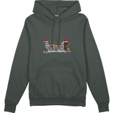 The Lucid Lab Star Wars Christmas Crew Oversize Hoodie - Antrasit