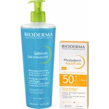 Sebıum Foamıng Jel 500 Ml+Photodermaquafluıd Güneş Kremi 50+ Spf 40 ml