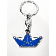 Moncuk Design Kağıt Tekne Metal Anahtarlık