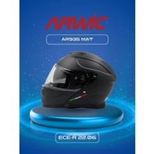 Arwic Kask Çene Açılır AR935 Mat Siyah