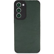 TE Dükkan Buğz Samsung Galaxy S23 Plus Kılıf Loop Deri Silikon - Yeşil