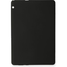 TE Dükkan Buğz Huawei Mediapad T5 10 Kılıf Evo Tablet Silikon - Siyah