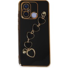 TE Dükkan Buğz Xiaomi Redmi 12C Kılıf Esila Silikon - Siyah