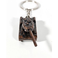 Moncuk Design Tank Modelli Bakır Renkli Metal Anahtarlık