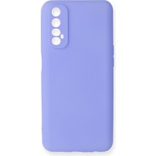TE Dükkan Buğz Realme 7 Kılıf First Silikon - Lila