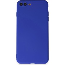 TE Dükkan Buğz Iphone 7 Plus Kılıf First Silikon - Koyu Mavi
