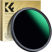 K&F Concept K&f 82MM Nano-D Serisi ND3-ND1000 Filtre (1.5-10 Stop)