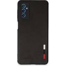 TE Dükkan Buğz Samsung Galaxy M52 5g Kılıf Loop Deri Silikon - Siyah