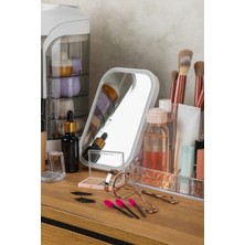 PremiumPort Beyaz LED Işıklı Makyaj ve Yüz Bakım Aynası