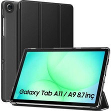 M.TK Moveteck Samsung Galaxy Tab A11 8.7 inç 2025/A9 8.7 inç 2023 Tablet Kılıfı Akıllı Smart Katlanabilir Renkli Kapak SM-X130