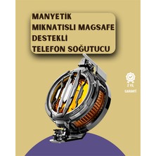 Zenvia Mobil Oyunlar Için Serinletici Telefon Fanı | Sessiz Çalışma | Geniş Kıskaçlı Tasar