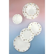 Bursa Porselen Dekor Felicia 2 Kişilik 8 Parça Porselen Yemek Takımı