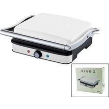 Özbience Düzenlenebilir Isı Ayarlı Beyaz Izgara ve Tost Makinesi SSM-2571