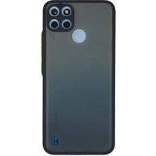 TE Dükkan Buğz Realme C21Y Kılıf Montreal Silikon Kapak - Lacivert